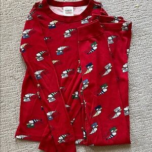 Hanna Andersson Peanuts Snoopy Sled Long John’s